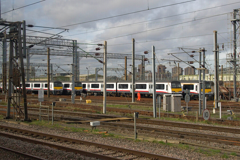 3. 321315, 321330, 321304 & 321327, stored, Wembley Yard