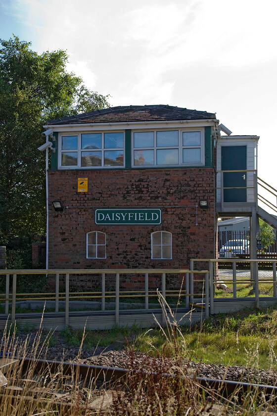 Daisyfield (Station) signal box (L&Y, 1873) 
 According to Historic England Daisyfield signal box is 'a rare surviving example of the once numerous Saxby and Farmer Type 6' (signal box). It was built in 1873 to a rather utilitarian design but today remains a Grade II listed structure so its future is secure even when closure inevitably comes. The signal box is located to the east of Blackburn close to where the line to Hellifield diverges from the Colne Valley line. 
 Keywords: Daisyfield Station signal box L&Y 1873 Lancashire and Yorkshire Railway