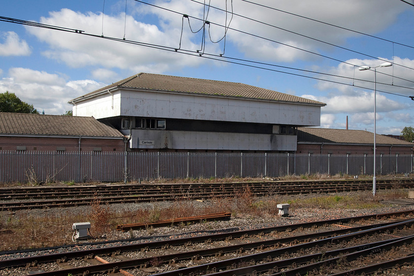 Carlisle PSB (BR, 1973) 
 A second view of Carlisle's doomed PSB that will close presently when Network Rail's plans to control the entire network from a handful of signalling control centres comes to fruition. 
 Keywords: Carlisle PSB