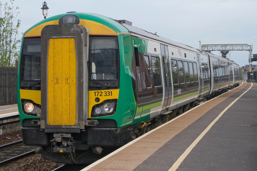 172331, LM 16.09 Dorridge-Kidderminster (2K51), Birmingham Moor Street station 
 172331 enters Birmingham Moor Street station with the 16.09 Dorridge to Kidderminster London MIdland service. The class 172s were introduced gradually from 2010 meaning that the operator could send the many class 150s that operated this route off-lease. 
 Keywords: 172331 16.09 Dorridge-Kidderminster 2K51 Birmingham Moor Street station London MIdland