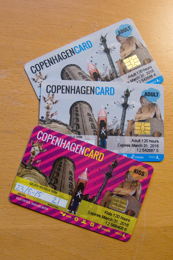 Copenhagen Card tickets 
 For our relatively short journey from Copenhagen Central station to the airport, we used the Copenhagen card for the final time. I have said it before and make no apology for saying it again, these are fantastic value when visiting Copenhagen and make travel on all public transport so easy and most importantly amazing value. 
 Keywords: Copenhagen Card tickets