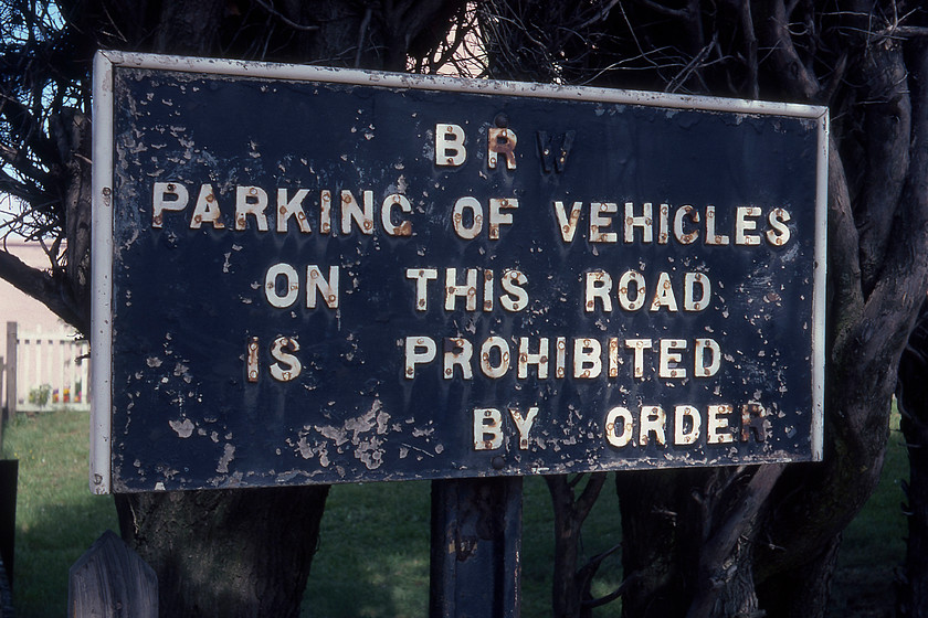 Former BR(W) sign, Dawlish Warren 
 I am not sure of the vintage of this particular sign but it appears to be a rather crude British Railways (W) cast with timber edging parking sign. It was pictured on the road to the side of Dawlish Warren station. The wording strikes as being rather antiquated, 'by order' of whom one may ask! 
 Keywords: Former BR(W) sign Dawlish Warren