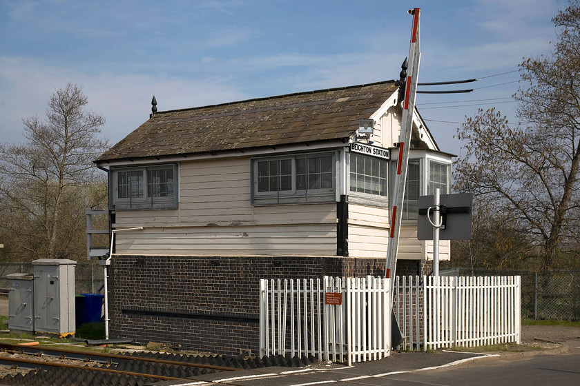 Beighton Station signal box (GC, c.1908) 
 Beighton is on the far eastern flank of Sheffield. The railways in the area is made up of a complex of an interweaving triangular network of lines, stretching over two miles from Killamarsh in the south to Beighton station in the northwest and to Waleswood in the northeast. Generically, the triangle is known as Beighton Junction. The Great Central signal box dates from circa 1908 and was at the site of the former station. There are now just two tracks at this location, previously there were many more meaning that the box would have been busy with much traffic, mainly freight. 
 Keywords: Beighton Station signal box