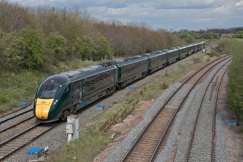 802113, GW 14.37 London Paddington-Penzance (1C86, 1E), Fairwood Junction 
 GWR's 802113 is about to rejoin the mainline as it heads west at Fairwood Junction near Westbury. The IET is seen a burst of welcome if a little weak afternoon sunshine on a chilly May day working the 1C86 14.37 Paddington to Penzance service. It felt very strange being back at this location over forty years since I had last visited it. Apart from some vegetation growth and the loss of the semaphores, this view is essentially the same as it was then, see..... https://www.ontheupfast.com/p/21936chg/25468144004/x50013-13-30-london-paddington-penzance 
 Keywords: 802113 14.37 London Paddington-Penzance 1C86 Fairwood Junction IET GWR Great Western Railway