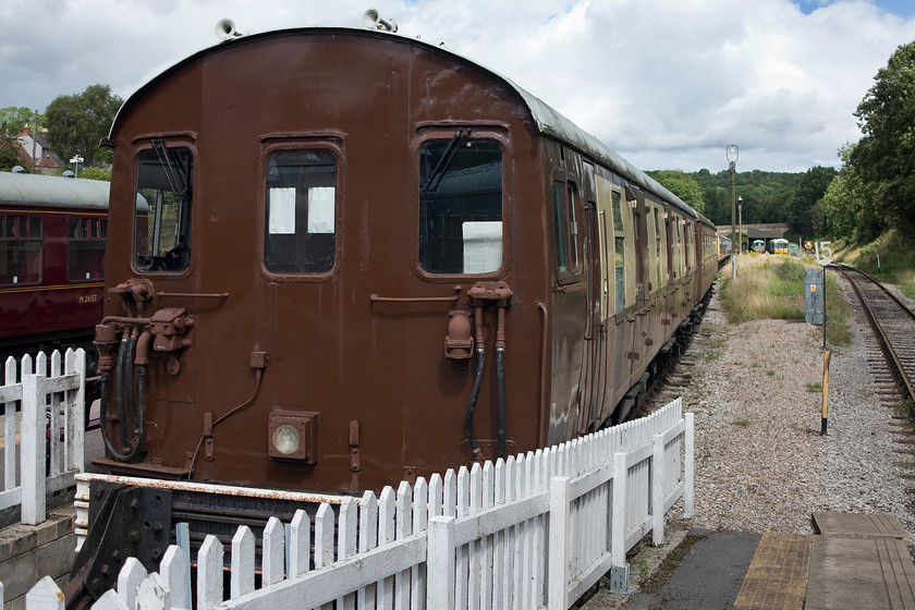 6094 (9107), used as Pullman buffet, Wirksworth station 
 Former Eastleigh built to '2HAP' was delivered in 1959 for use on the Southern Region. It finally ended its working life on the Gatwick Express services in 2002. After it was withdrawn Porterbrook donated the coach to the Ecclesbourne Railway and it has been converted to a static buffet car. It now wears Pullman's umber and cream livery and sits in a bay platform at Wirksworth station. 
 Keywords: 6094 9107 Wirksworth station