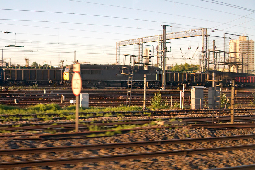 56312, stabled, Wembely Yard 
 I never did find out why this visitor, 56312 'Jeremiah Dixon, Son of County Durham, Surveyor of the Mason - Dixon Line USA', was sitting in Wembley Yard. If anybody can offer some information on this please get in contact! 
 Keywords: 56312 Wembely Yard