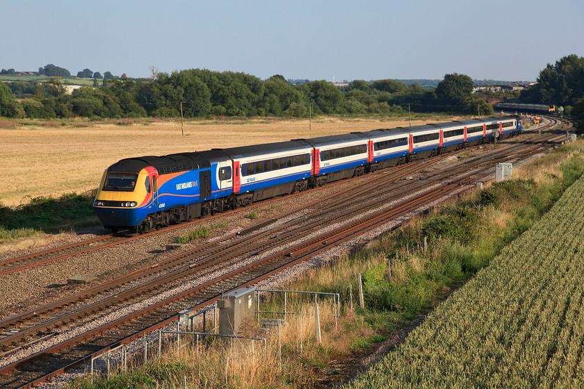 43066 & 43073, EM 17.45 London St. Pancras-Derby (1D90, 2L) & 222006, EM 17.57 London St. Pancras-Sheffield (1F60, 2L), Harrowden Junction 
 Signallers at control dealing with a problem at Harrowden Junction. As the HST formed of 43066 and 43073 was due to stop at kettering they have put it on the down slow. This to allow the non-stop Meridian formed by 222006 'The Carbon Cutter' to pass it and head on fast to Leicester. Had the recently installed relief line not been available, this move would not have been possible until virtually in Kettering station so it saved the day as both trains arrived within a few minutes of their intended arrival times. 
 Keywords: 43066 43073 1D90 222006 1F60 Harrowden Junction