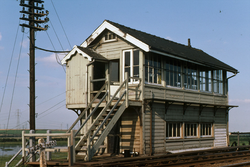 Greetwell Junction signal box (GN, date not known) 
 On the eastern outskirts of Lincoln close to the city's main cemetery and crematorium, Greetwell Junction was where the former GER and GNR joint avoider line swept south to rejoin the mainline again at Pywipe Junction. The box was a superb and substantial Great Northern structure but without its nameboards that was abolished when the avoider line was closed shortly after this photograph was taken. 
 Keywords: Greetwell Junction signal box GNR Great Northern Railway