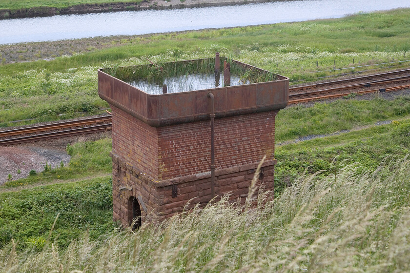 Former water tower, Sellafield 
 Being built out of local stone and located on the Cumbrian Coast line would suggest that the water tower at the northern end of Sellafield station is of Furness heritage. It is a remarkable survivor and still looks to be in excellent condition. 
 Keywords: Former water tower Sellafield