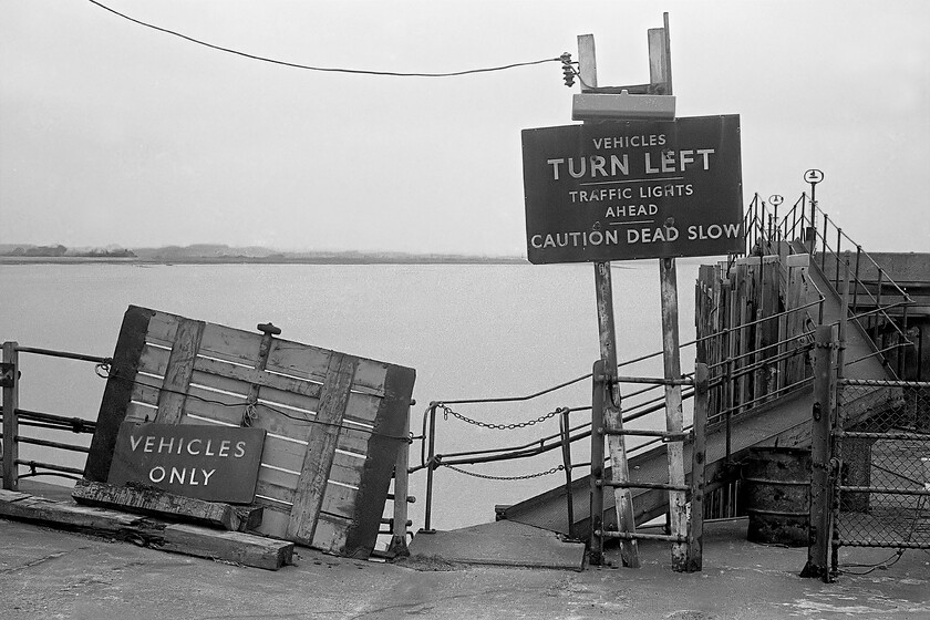 Signage, New Holland Pier 
 Some superb signs on New Holland Pier instructing passengers what to do. While the enamel to the left is clearly a flanged British Railways (E) version the larger one is a little odd. It is non-flanged and has a slightly odd layout with underlining and different-sized fonts making it a little more clumsy than one might expect; thoughts anybody? 
 Keywords: Signage New Holland Pier