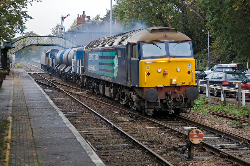 19. 57011 & Class 57, Lowestoft RHTT, Brundall station