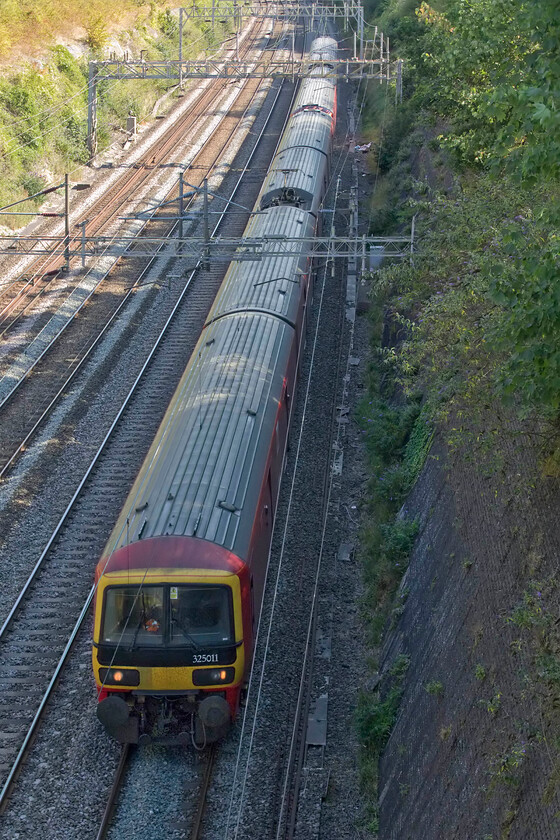 1. 325011 & 325013, 14.30 Willesden PRDC-Shieldmuir (1S81, 21E), Roade cutting