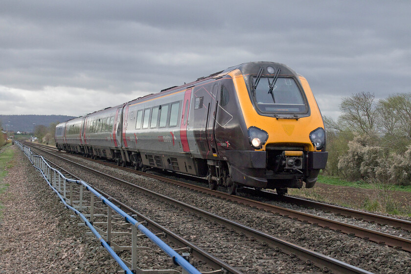 220021, XC 06.27 Plymouth-Edinburgh Waverley (1S39, RT), Brockhampton SO938262 
 The 06.27 Plymouth to Edinburgh CrossCountry Voyager service passes Btockhampton just north of Cheltenham worked by 220021. It is a sobering thought that the Voyagers celebrate (if such a thing can be said about these dreadful plastic DMUs!) their twenty-first birthday this year meaning that they have been in service longer than many of the first-generation diesel locomotives were. 
 Keywords: 220021 06.27 Plymouth-Edinburgh Waverley 1S39 Brockhampton SO938262 CrossCountry Voyager XC