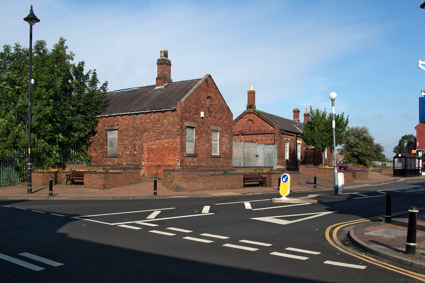 Former Bedlington station 
 The former station buildings at Bedlington that look almost as through with a bit of work and a lick of paint that they could be re-opened next month! If local pressure groups, the local authority and the MP for the area have their way it may reopen to passengers by 2022 as the service between Newcastle and Ashington is, initially, introduced. 
 Keywords: Former Bedlington station