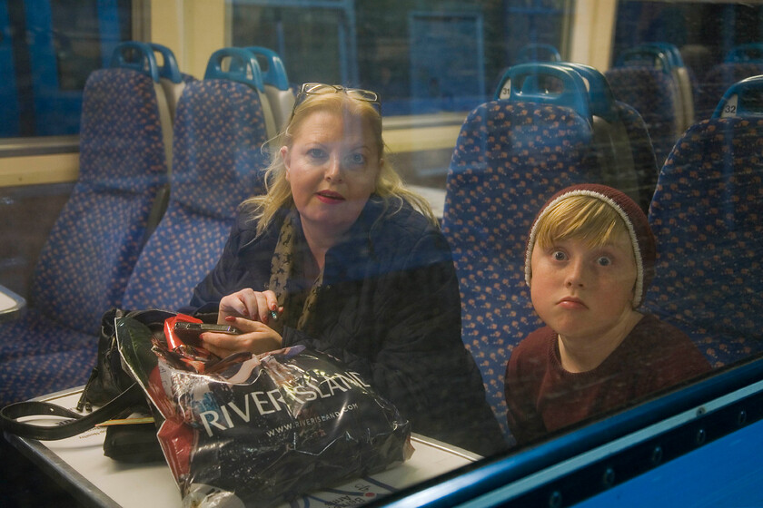 29. Carol & Charlie on-board 156407 LE 16.45 Norwich-Sheringham (16.45 Norwich-Sheringham), Norwich station