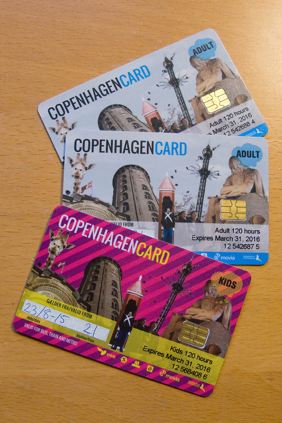 Copenhagen Card tickets 
 I cannot emphasise what good value the Copenhagen Card is. It is purchased per head for the number of days of your stay in Copenhagen. It permits unlimited travel on all public transport not only in the city but the city-region too. In addition, it also awarded discount entry into a number of attractions such as the city zoo. 
 Keywords: Copenhagen Card