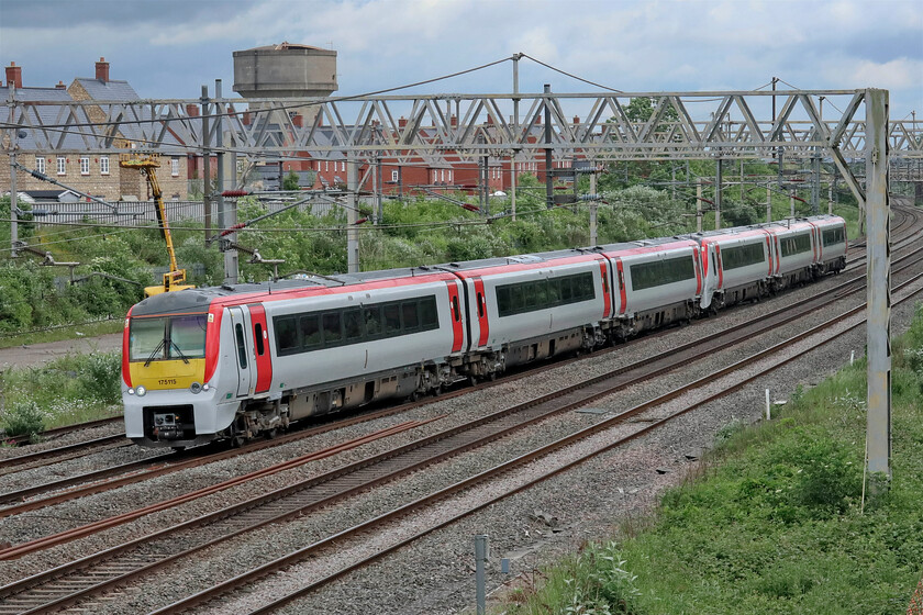 3. 175115 & 175112, 08.35 Landore TMD-Ely Papworth Sidings (5Q46, 10E), site of Roade station