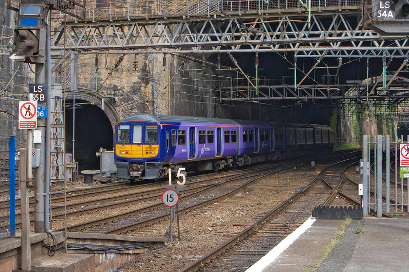 319380, NT 15.02 Manchester Victoria-Liverpool Lime Street (2F21), Liverpool Lime Street station 
 I cannot get used to seeing Class 319 units in operation in the north-west! Being from the Midlands, I have many photographs of them operating on the London to Bedford route operated by Thameslink. Looking very smart in its new Northern Train's livery 319380 arrives at Lime Street with the 15.02 from Manchester Victoria. This image clearly illustrates the huge tunnels that the trains pass through on the approach to Lime Street station. 
 Keywords: 319380 15.02 Manchester Victoria-Liverpool Lime Street (2F21), Liverpool Lime Street station Northern Trains